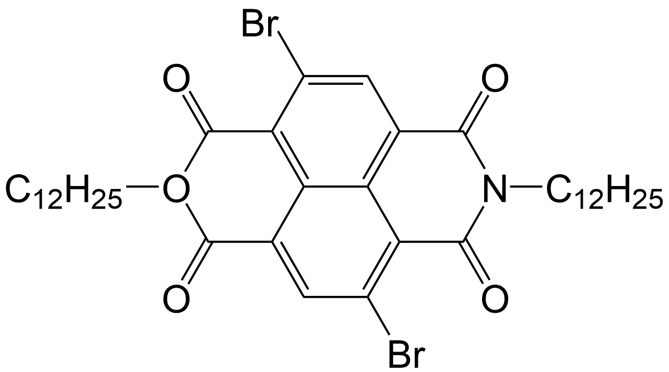 4,9-dibromo-2,7-didodecylbenzo[lmn][3,8]phenanthroline-1,3,6,8(2H, 7H)-tetraone/
